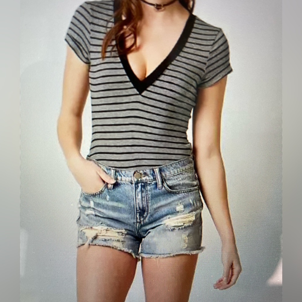 Free people V-neck bodysuit